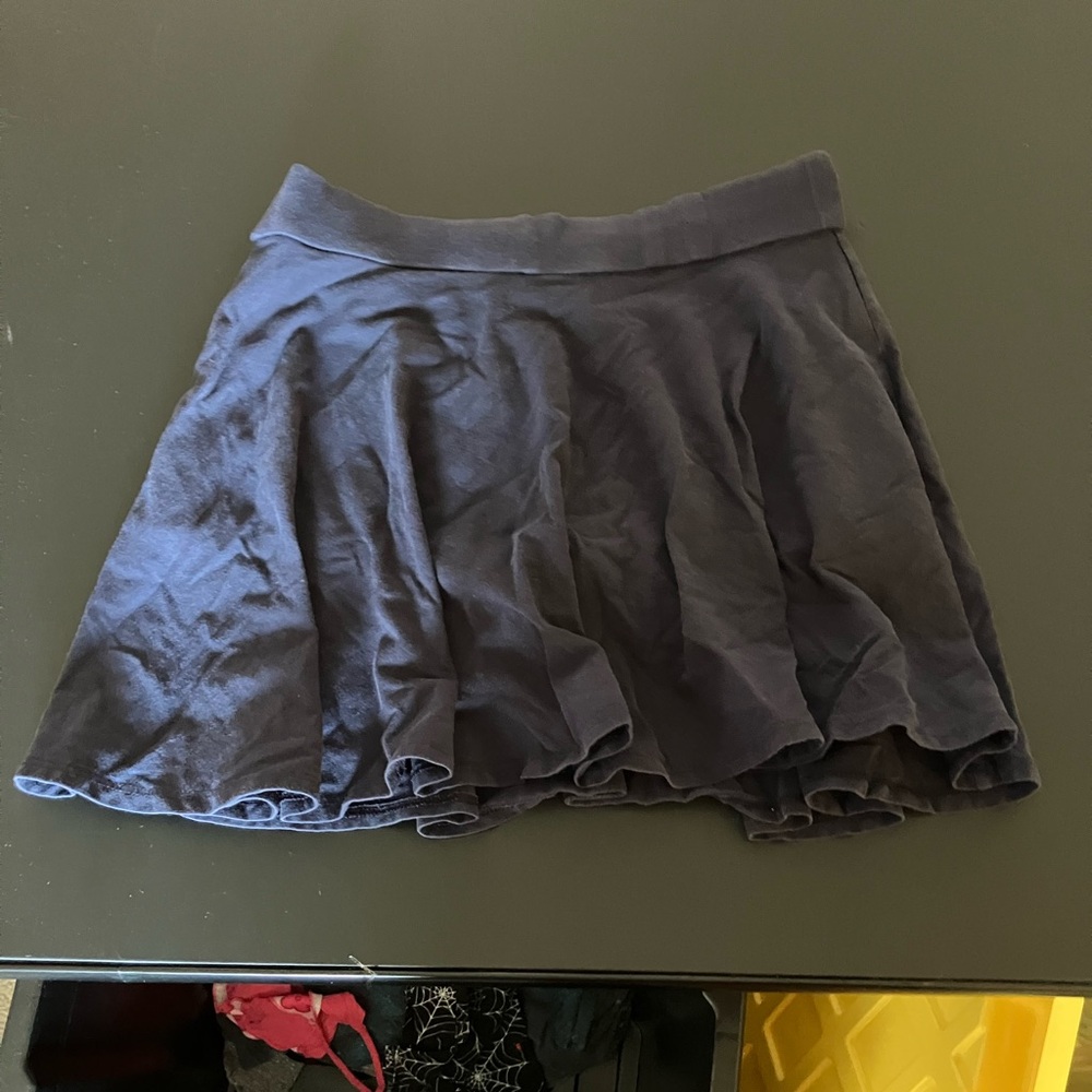 Crown & Ivy Navy Skater Skirt